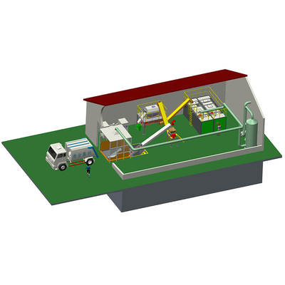 Máquina adubando comercial do adubo orgânico de TOGO Automatic Food Waste To