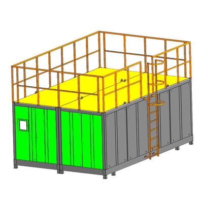 Máquina da reciclagem de resíduos do alimento da grande capacidade de SUS304 TOGO Organic Waste Disposal Equipment
