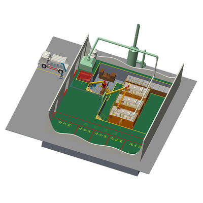 Triturador comercial do equipamento elétrico da eliminação de resíduos para a estação da eliminação de resíduos