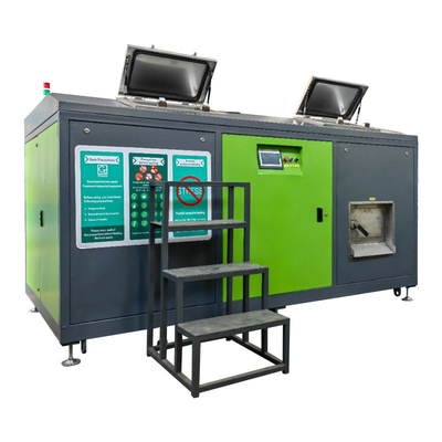 Máquina orgânica de abastecimento da reciclagem de resíduos do setor de Composter da cozinha 500KG/24H automática