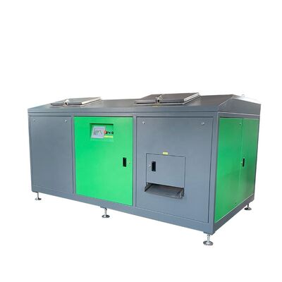 Máquina de compostagem totalmente automática de resíduos alimentares de materiais 304 com capacidade de 500 kg/dia e construção SUS304+Q235B