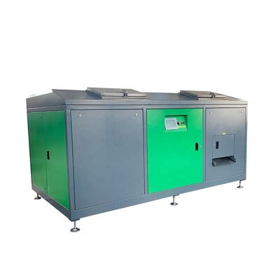 Máquina de compostagem totalmente automática de resíduos alimentares de materiais 304 com capacidade de 500 kg/dia e construção SUS304+Q235B
