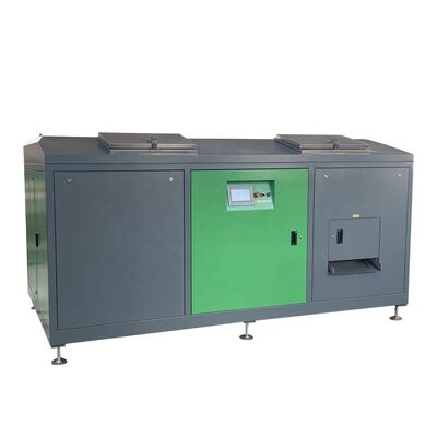 Máquina de compostagem totalmente automática de resíduos alimentares de materiais 304 com capacidade de 500 kg/dia e construção SUS304+Q235B