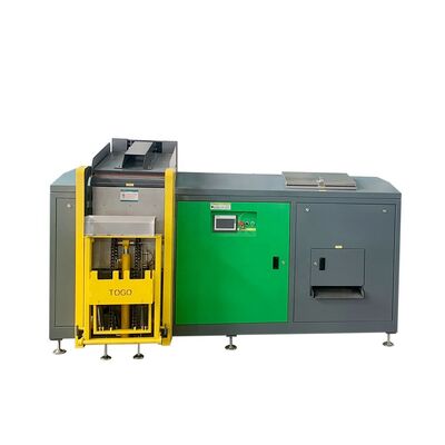 Máquina de compostagem de resíduos alimentares de aço inoxidável 304 de 500 kg/d, com potência de 17,5 kW e sistema de controlo PLC