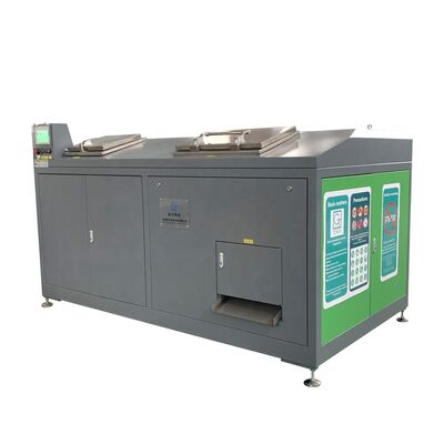Máquina de compostagem de resíduos alimentares de material SUS303+Q235B com 9 kW de potência e 1 ano de garantia