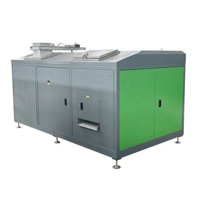 1000 kg Capacidade de processamento diária Máquina automática de compostagem de resíduos orgânicos de alimentos Máquina de construção de aço inoxidável Equipamento de compostagem de lixo orgânico controlado por PLC