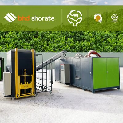 Máquina de compostagem comercial de capacidade diária de 3000 kg com compostagem rápida 24 horas e operação inodora
