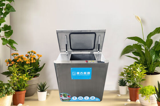 PLC 10kg Smart Home Food Composter Equipamento de fertilizantes orgânicos de aço inoxidável 304 Performance de compostagem rápida de 24 horas