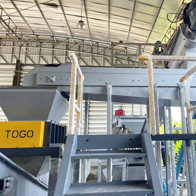 Potência personalizada Ciclo de processamento 24H Controle PLC totalmente automático Grande capacidade Sistema de compostagem de resíduos alimentares Resíduos microbianos
