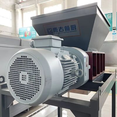 Máquina de trituração de resíduos de cozinha industrial triturador de resíduos de alimentos multifuncional equipamento de resíduos alimentares de rolamento componentes principais restaurante composto