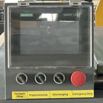 TOGO 200KG/D Máquina de compostagem de resíduos orgânicos com decomposição microbiana e painel de controlo PLC para eliminação eficiente de resíduos alimentares