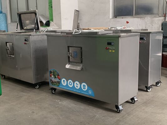 TOGO TG-CC-50 Compostor de resíduos orgânicos de aço inoxidável 304 com capacidade de 50 kg e 21-24 horas de processamento