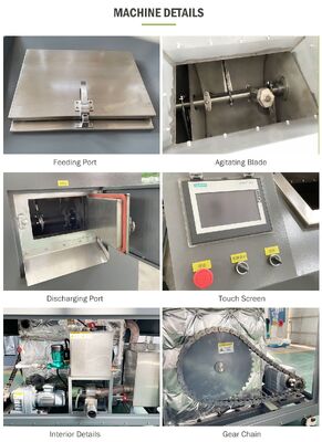 Máquina de Compostagem de Resíduos de Cozinha TOGO TG-CC-100 com Capacidade de 100 Kg/dia, Construção em Aço Inoxidável e Sistema de Controle Automático PLC