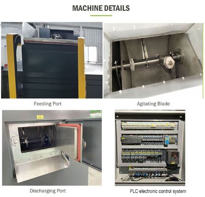 TOGO TG-CC-200S Dispositor de resíduos alimentares de 200 kg/dia com funcionamento inodoro e máquina de compostagem de resíduos de cozinha controlada por PLC