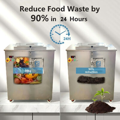 Máquina de compostagem de pequenos resíduos alimentares TOGO 30KG/D adequada para uso orgânico em restaurantes e cantinas