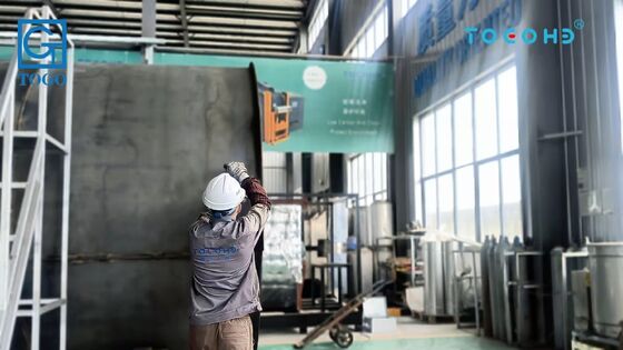 Máquina de compostagem comercial de controlo PLC totalmente automática, com capacidade de 300 kg/dia para a decomposição microbiana de resíduos orgânicos